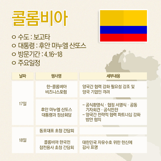 박 대통령 중남미 4개국 순방