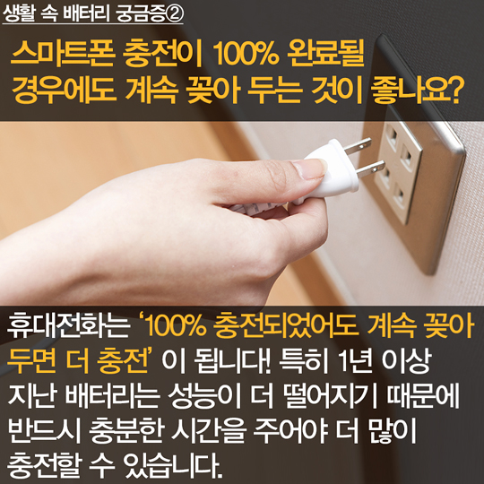 배터리 수명 늘리는…스마트폰 배터리 관리법