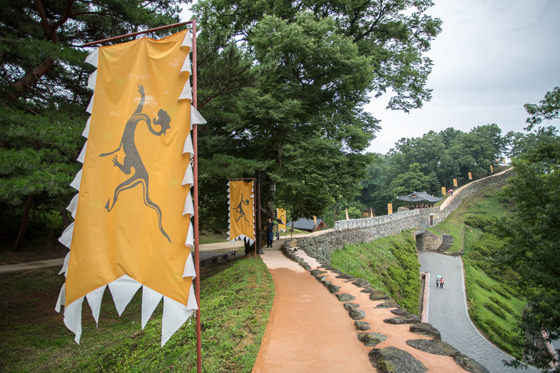 공주 공산성 산책 코스.