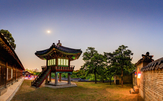 창덕궁 낙선재 상량정 야경