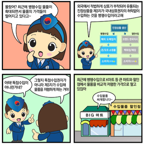 병행수입품은 수입 상품의 국내 물가를 낮추는 역할을 하고 있지만, 상품에 문제가 있을 경우 A/S를 받기 어렵고 짝퉁이 유통되어 소비자들이 피해를 입는 경우가 많았다.