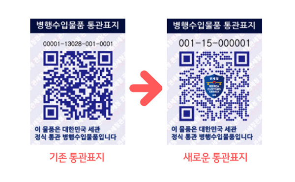 관세청은 2012년부터 적법한 통관 절차를 거친 병행수입품에 ‘병행수입물품 통관인증 표지’를 붙여 유통하고 있다.