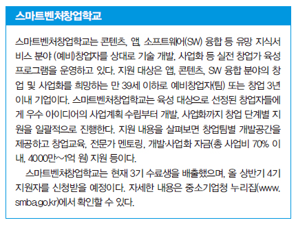 스마트벤처창업학교 스마트벤처창업학교