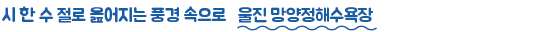 시 한 수 절로 읊어지는 풍경 속으로 울진 망양정해수욕장