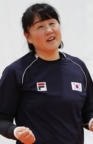 대한민국 여자핸드볼 수문장 오영란(44) (사진=저작권자(c) 연합뉴스, 무단 전재-재배포 금지)