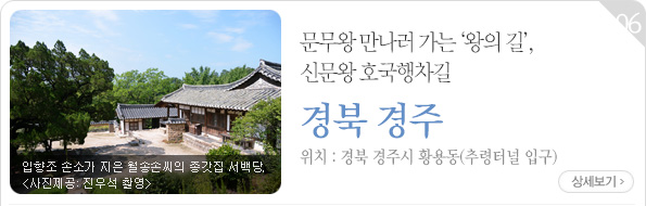 문무왕 만나러 가는 ‘왕의 길’, 신문왕 호국행차길 - 경북 경주시 황용동