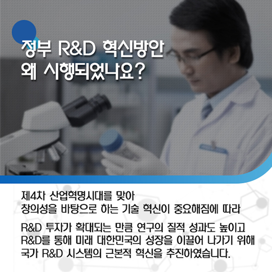 알기 쉽게 만나보는 정부R&D혁신방안