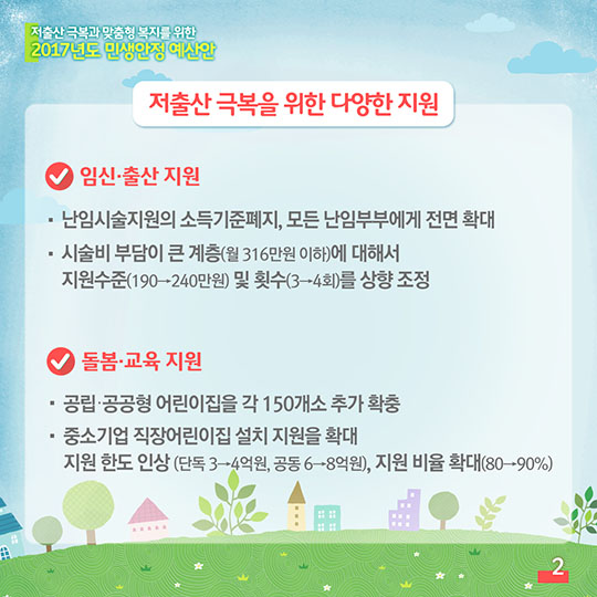 2017년도 민생안전 예산안