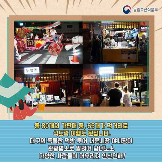글로벌 명품시장 선정, 서문시장 야시장 마케팅 