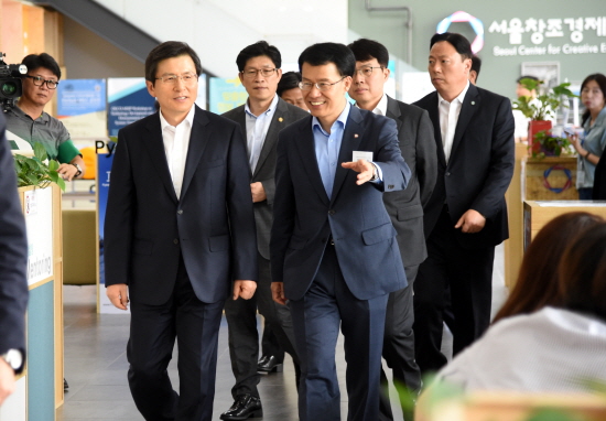 창조경제혁신센터를 찾은 황교안 국무총리 (출처 : 국무조정실·국무총리비서실)