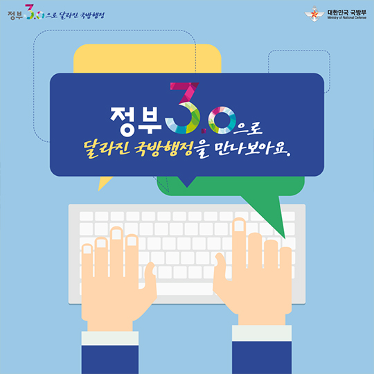 정부3.0으로 달라진 국방행정