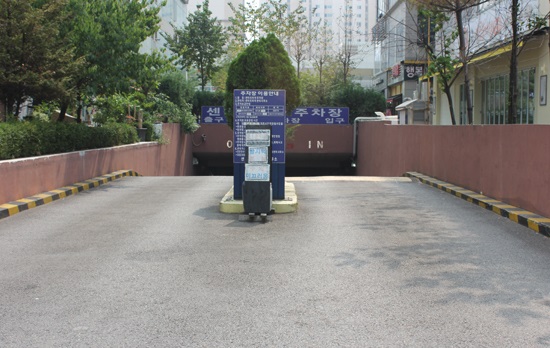 인천 송도 센트럴파크 주변 주차장