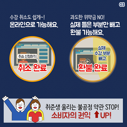 온라인 강의, 환불 가능해요!