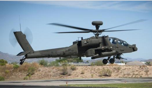 다음달 1일 충남 계룡대 대연병장에서 열릴 건군 68주년 국군의 날 기념식에서 AH-64E 아파치 가디언이 처음으로 국민앞에 비행모습을 선보일 계획이다.(사진=국방일보)