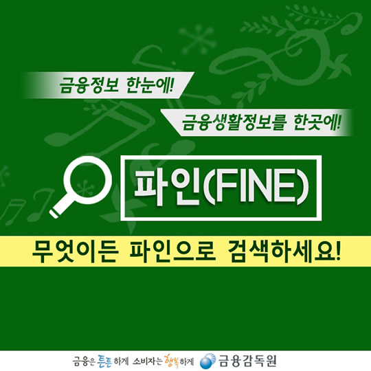 금융소비자정보포털 파인