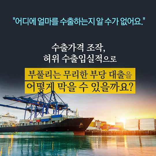 무역금융 사기대출 ‘꼼짝마’