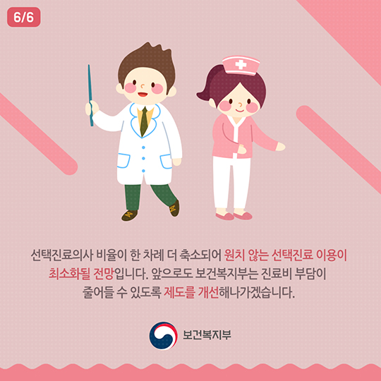 선택진료비 부담이 한번 더 줄어듭니다