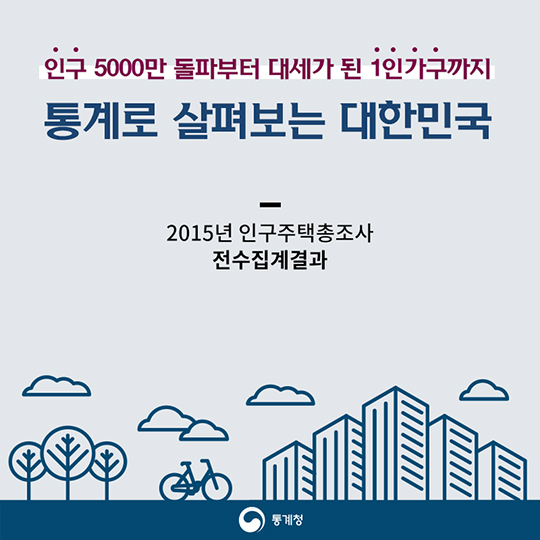 2015 인구주택총조사 전수 결과