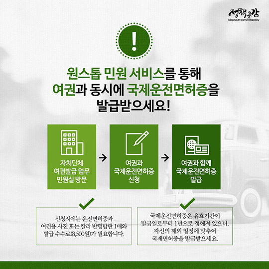 대한민국 여권, 운전면허로 전 세계를 여행해요
