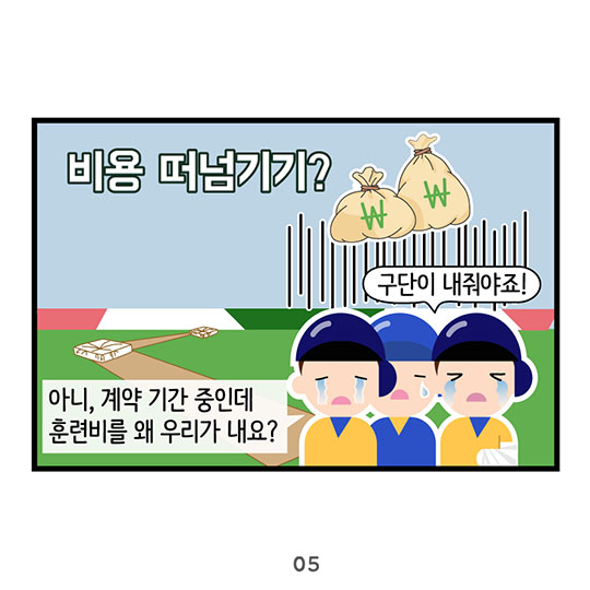 부상 당했다고 연봉 삭감?