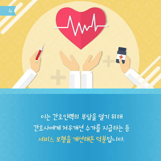 간호간병 통합서비스 확대로 간병비 부담 줄었다! 