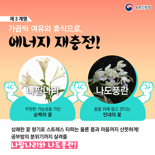 수험생을 위한 건강관리 3계명