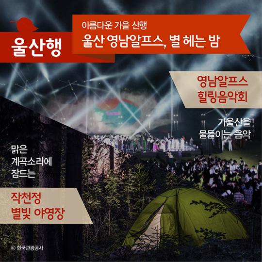 지역별 가을 여행 명소
