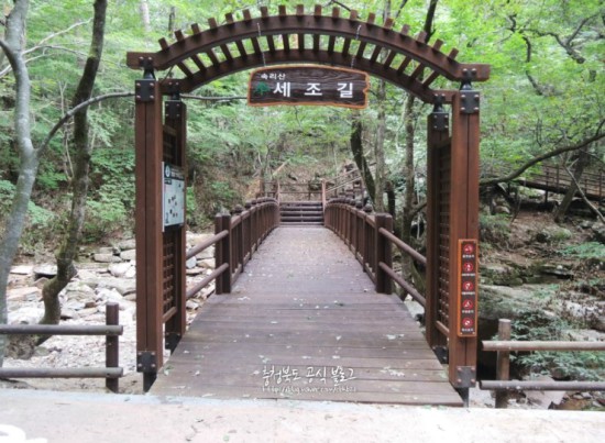 세조길 초입.(출처=충청북도 공식블로그)