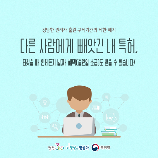 정당한 권리자 출원 구제기간의 제한 폐지