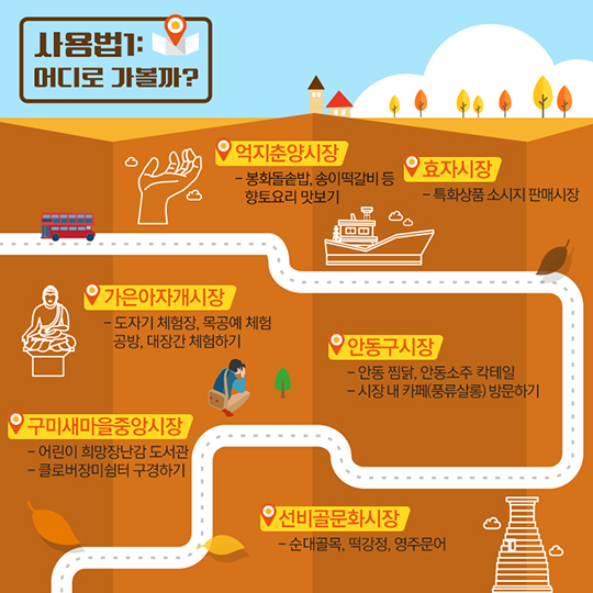 가을 전통시장 사용 설명서 - 경북