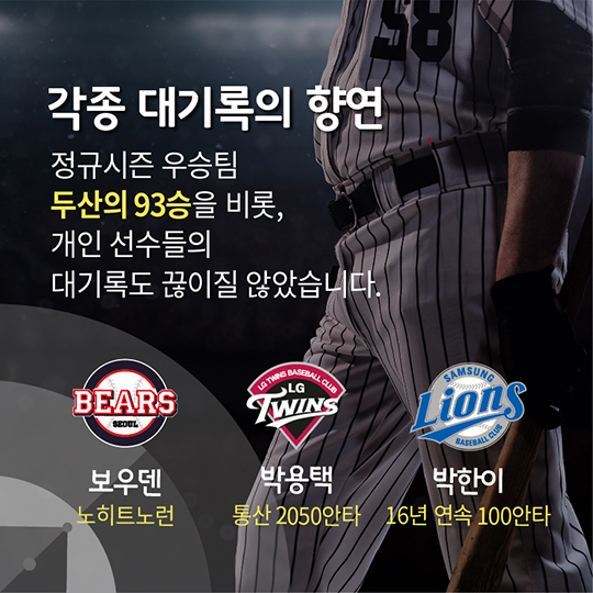 2016 한국프로야구의 최종 우승자는?