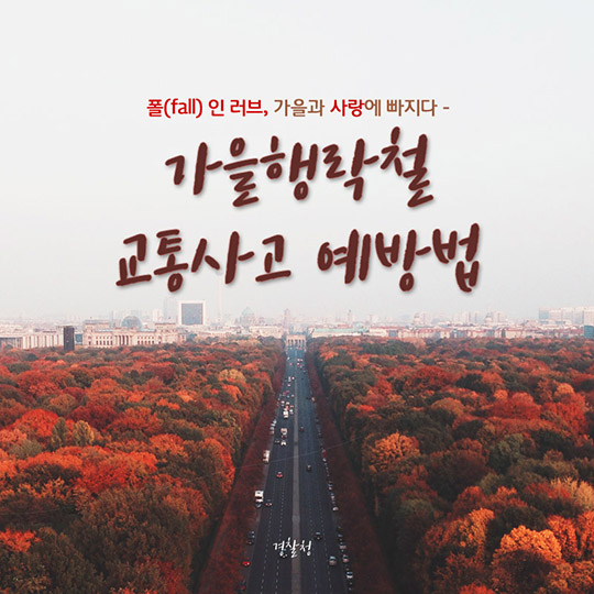 가을행락철 교통사고 예방법