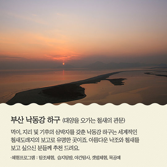 자연과 사람이 하나되는 여행 생태관광 
