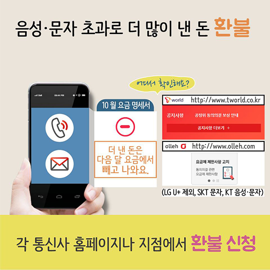 이동통신 무제한 과장 광고 소비자 피해 보상 실시
