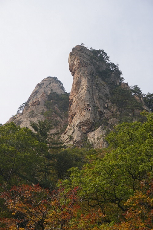 비선대에서 바라본 설악산 풍경