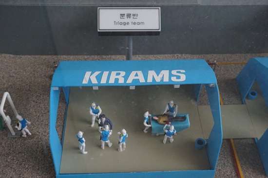 방사선비상진료 대응 모형.