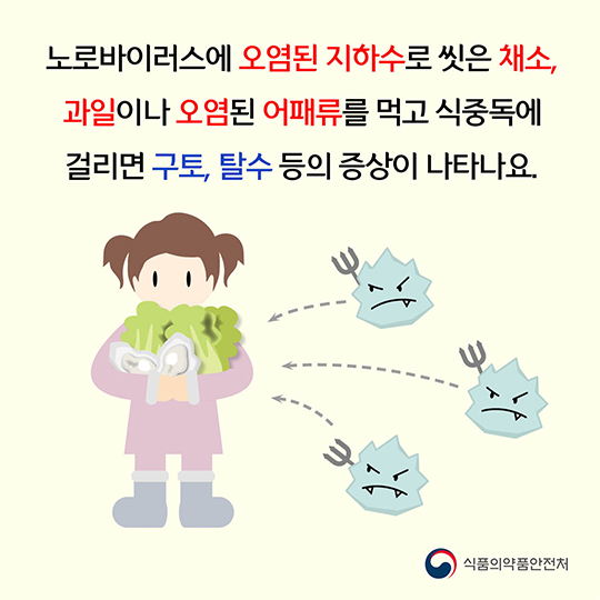 안녕하세요. 나는 노로바이러스에요.