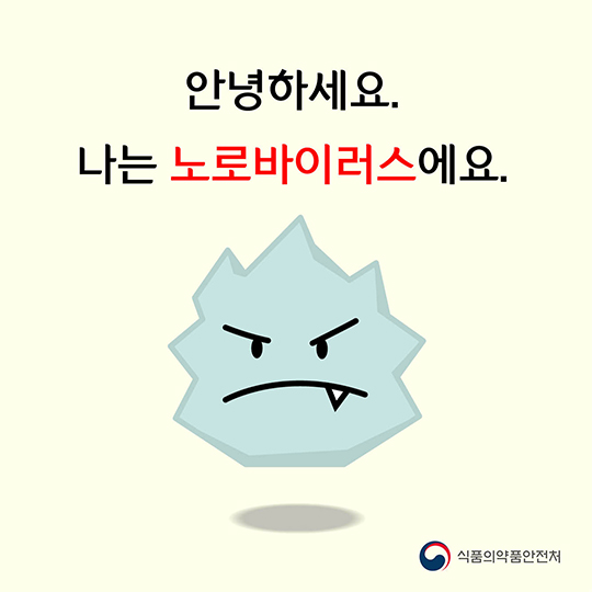 안녕하세요. 나는 노로바이러스에요.
