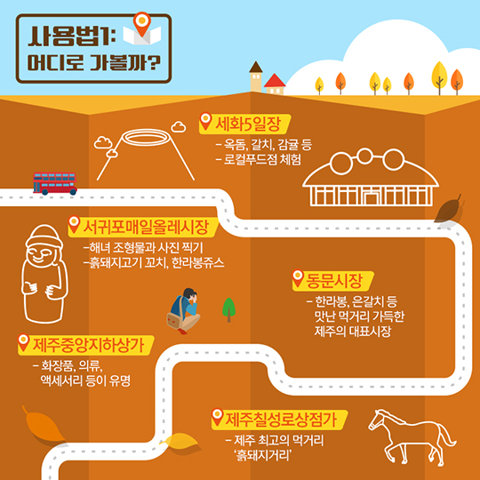 가을 전통시장 사용 설명서 제주
