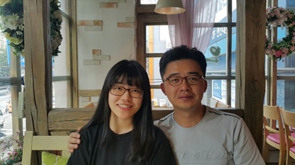 아빠와 거리감을 좁히는데 성공한 다현 학생.