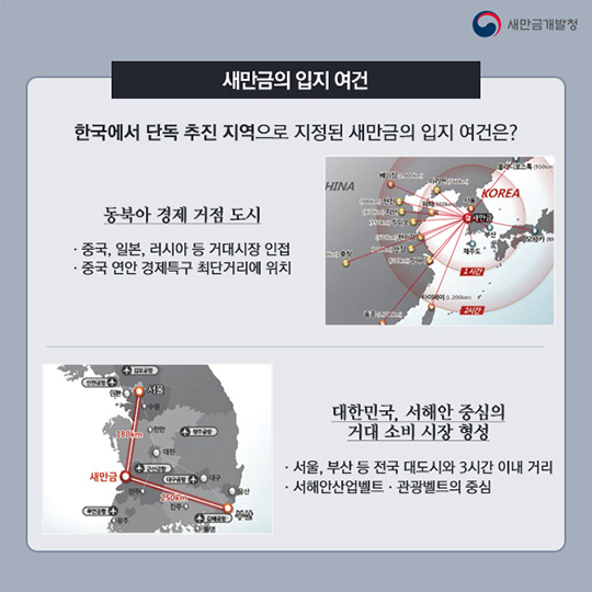 새만금 한중산업협력단지 5가지 투자 강점