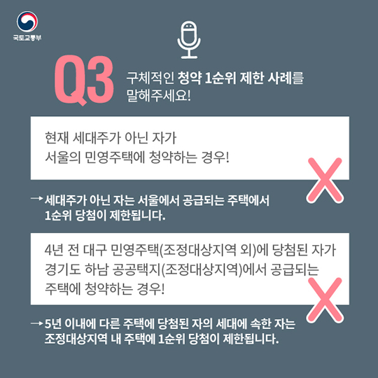 주택안정화대책 Q&A