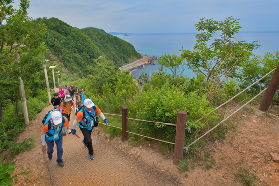 동해안 해파랑길 화진포∼거진항 구간. (사진=저작권자(c) 연합뉴스, 무단 전재-재배포 금지) 