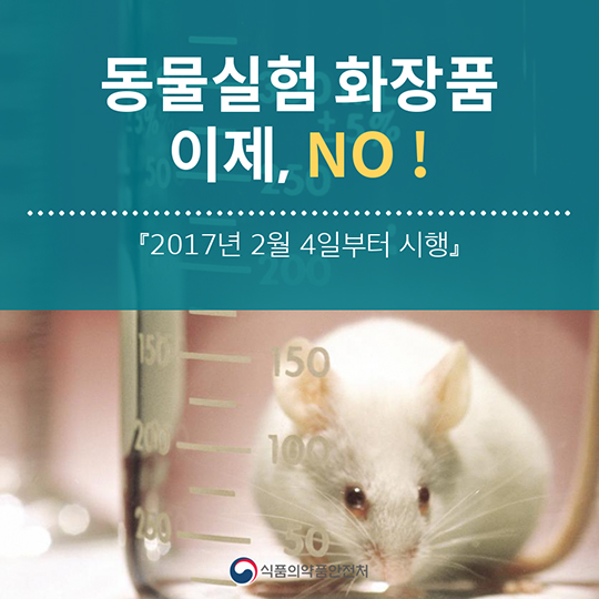 동물실험 화장품 이제, NO!