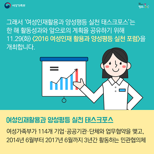 일·가정양립, 앞서가는 기업의 성장전략입니다!
