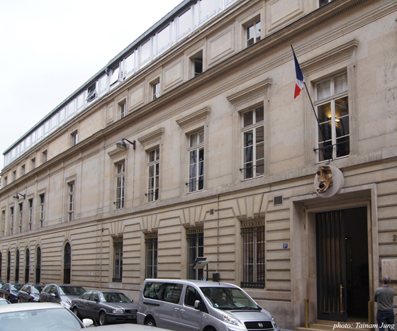옛 파리 음악원 건물. 지금은 국립 무용학교가 들어서 있다.