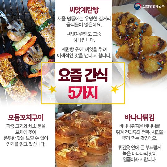 옛날과 요즘 겨울철 길거리 음식 열전