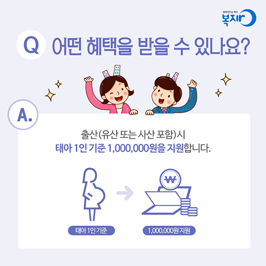 여성장애인 출산비용 지원 제도