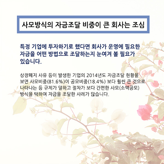 주식·채권 투자 유의할 점