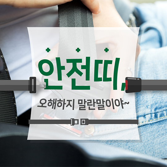 안전띠에 관한 몇 가지 오해와 진실을 알려드립니다.